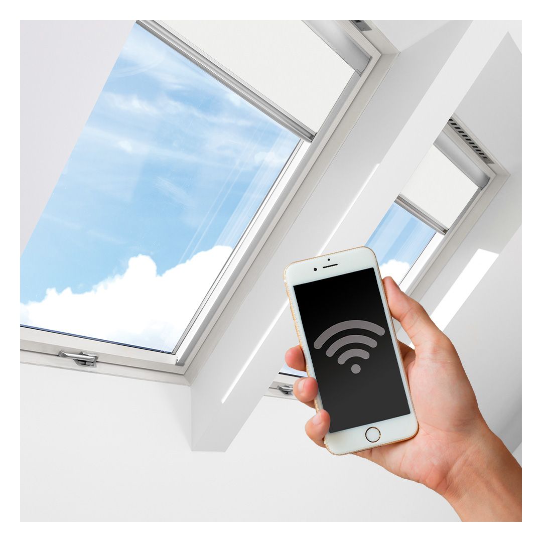 Fakro ARF WiFi Verduisterend Rolgordijn 255 Wit
